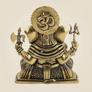 Handmade pure brass idol