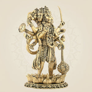 Brass devotional Hanuman