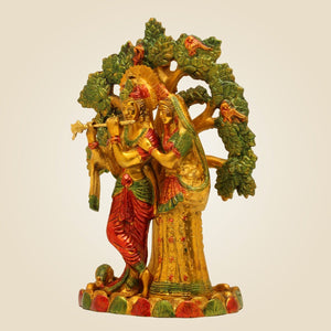 Brass Radha Krishna Murti