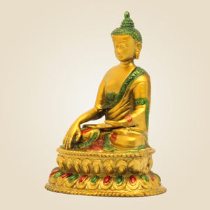 Brass Buddha Murti