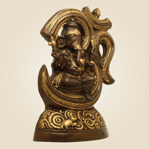 Brass Ganesh With Om