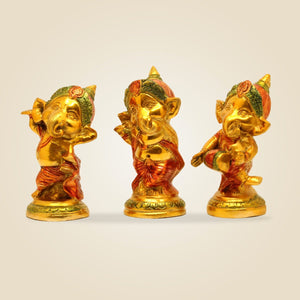 Brass Musical Ganesha