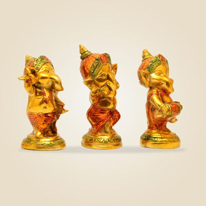 Brass Musical Ganesha