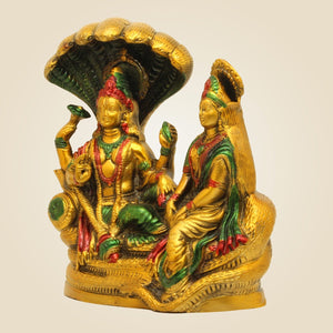 Brass Laxmi Narayan Idol