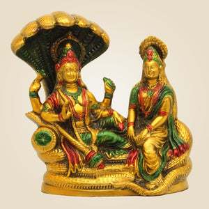 Brass Laxmi Narayan Idol