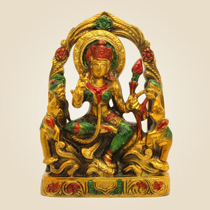 Brass Gajlaxmi Idol