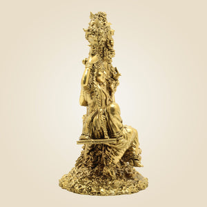 Brass Radha Krishna On Jhula