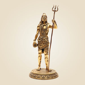 Brass Shiva