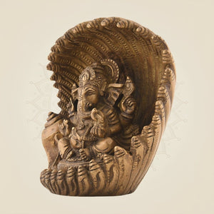 Pure Brass Ganpati Murti