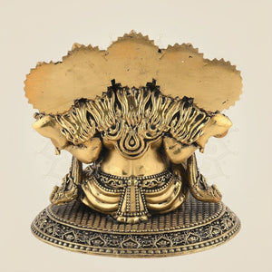 Panchmukhi Ganesha Brass Idol