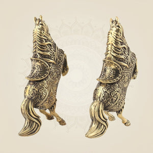 Brass Horses pair