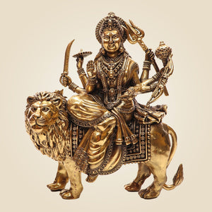 Brass Durga Maa
