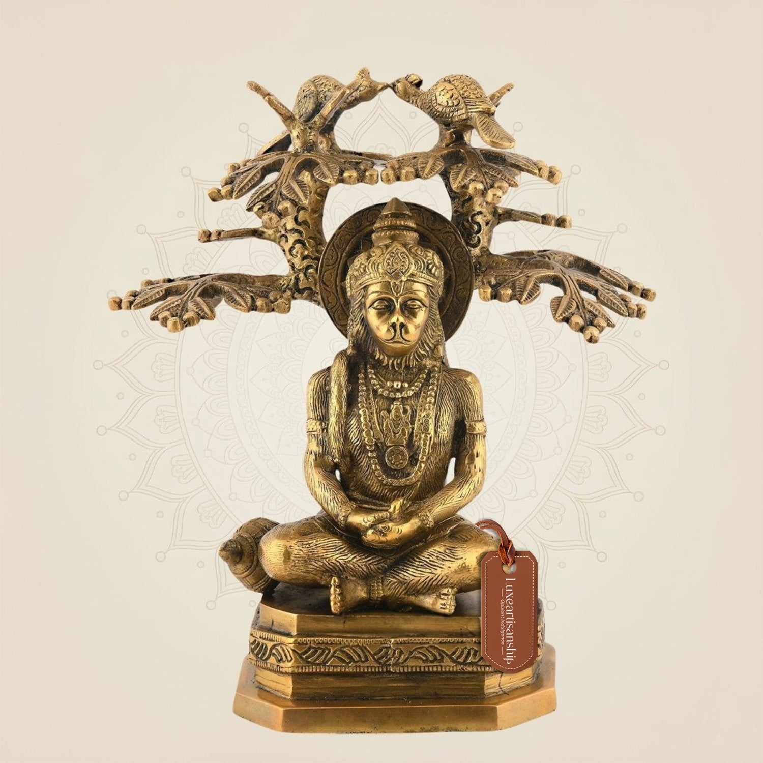 Pure Brass Hanuman Idol