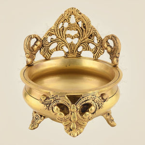 6.25" Exquisite Brass Urli Bowl
