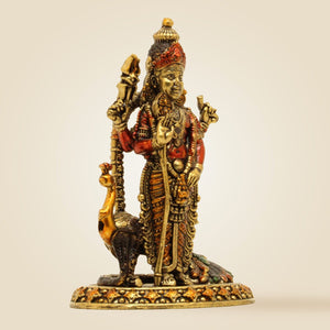 Brass Kartikeya Idol