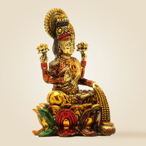 Lakshmi Brass Idol