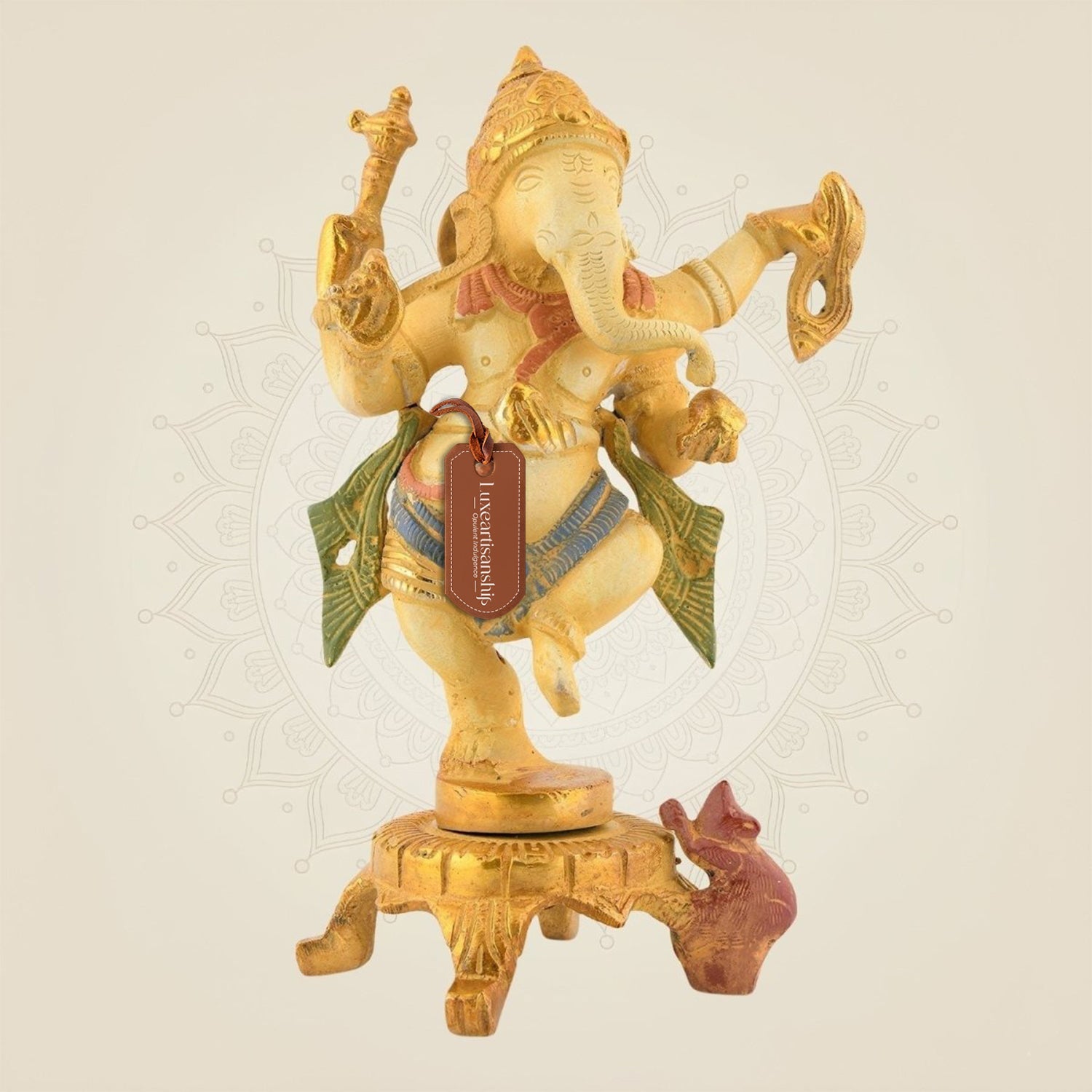 Multicolor Nritya Ganesha Idol