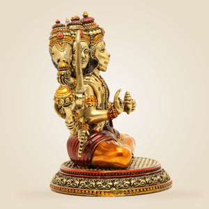 Panchmukhi Hanuman Brass Idol