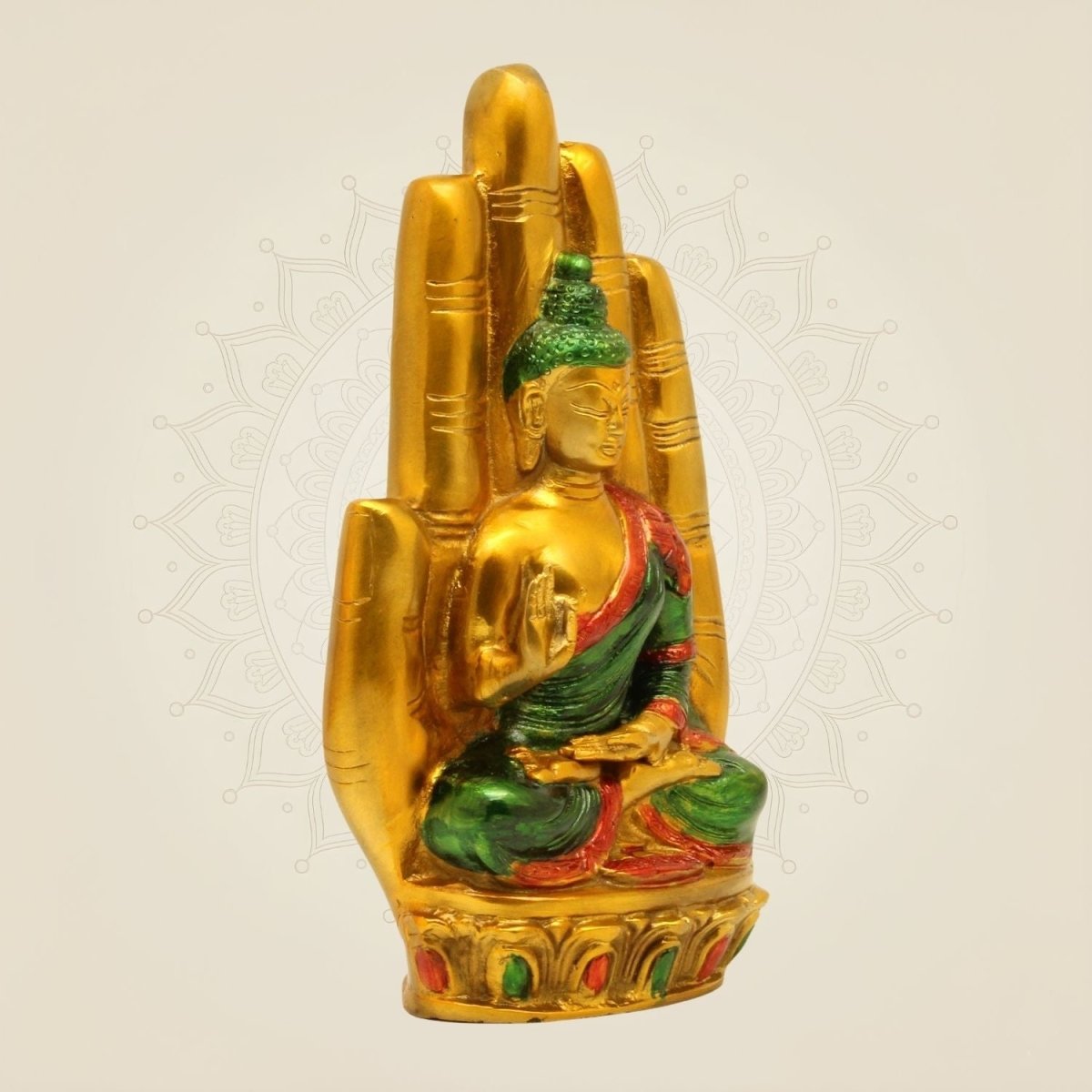 Brass Buddha Idol - Luxeartisanship