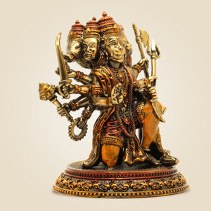 Panchmukhi Hanuman Brass Idol