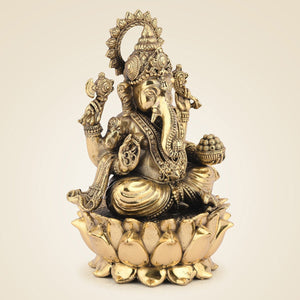 Brass Ganesha Murt