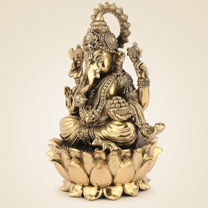 Brass Ganesha Statue