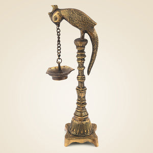 Pure Brass Peacock Lamp