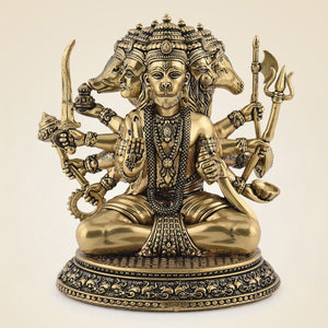 Brass Panchmukhi Hanuman