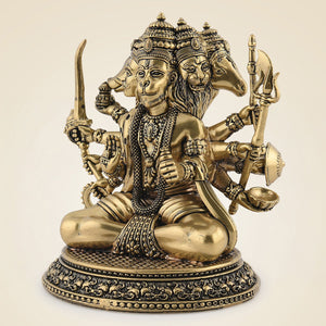 Brass Panchmukhi Hanuman