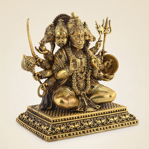 Brass Panchmukhi Hanuman