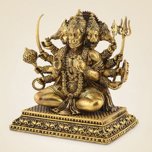 Brass Panchmukhi Hanuman