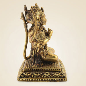 Brass Panchmukhi Hanuman
