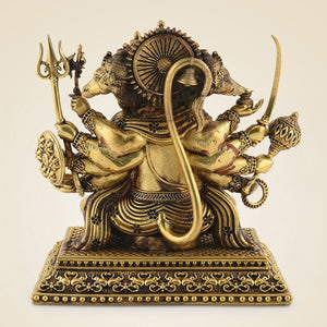 Brass Panchmukhi Hanuman
