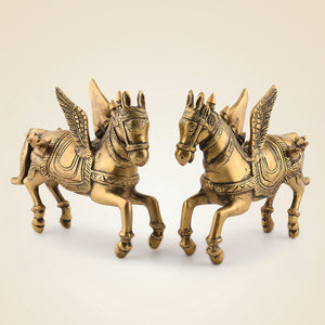 Brass Horses statue
