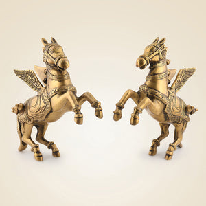Brass Horses statue