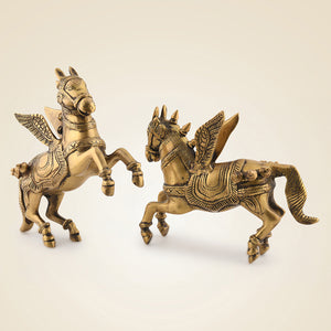 Brass Horses statue