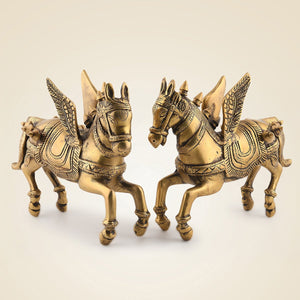 Brass Horses statue
