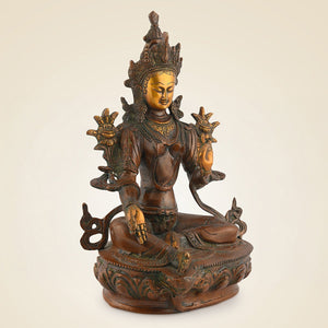 Pure Brass Goddess Tara