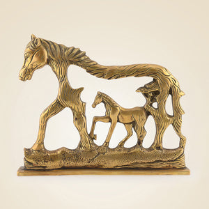 Pure Brass Horse Statue