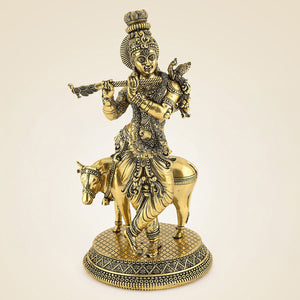 Brass Krishna