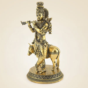 Brass Krishna