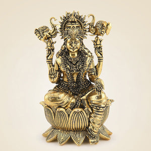 Brass Gajalaxmi
