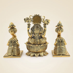 Brass Gajalaxmi