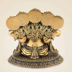 Brass Panchmukhi Ganesh Murti