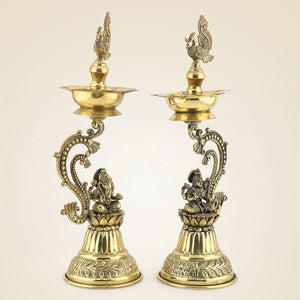 Brass Diya Stand