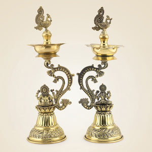 Brass Diya Stand