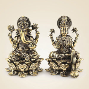 Brass Ganesh Laxmi