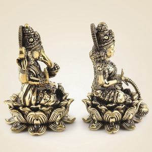 Brass Ganesh Laxmi