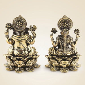 Brass Ganesh Laxmi