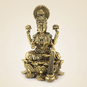 Brass Laxmi Idol